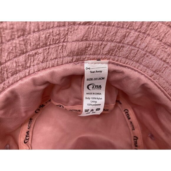 ZYIA Active Women’s Bucket Hat Rose Pink Size 57.5 cm - Picture 6 of 9
